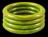 BB29 lime tube bangles 